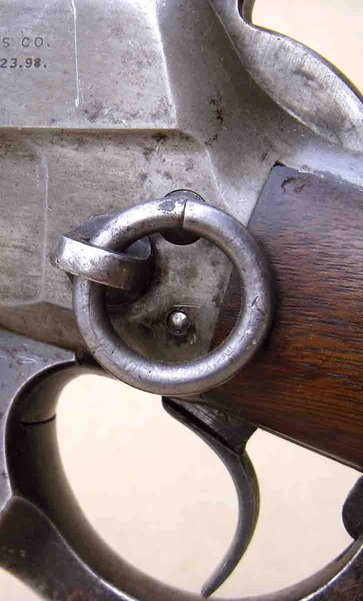 Saddle rings served several purposes, but they often helped when rifles were carried on horseback.